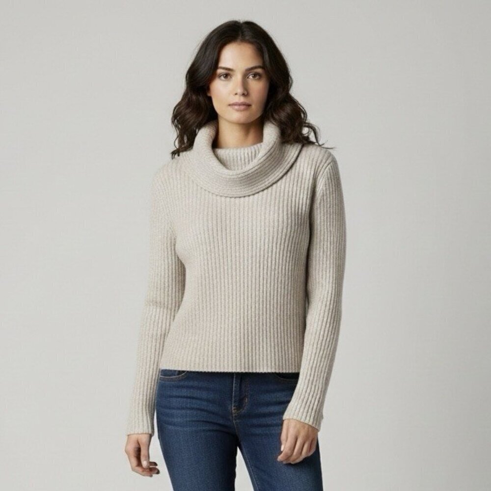 Vintage Lauren Ralph Lauren Wool Angora Cashmere Funnel Neck Sweater - Small